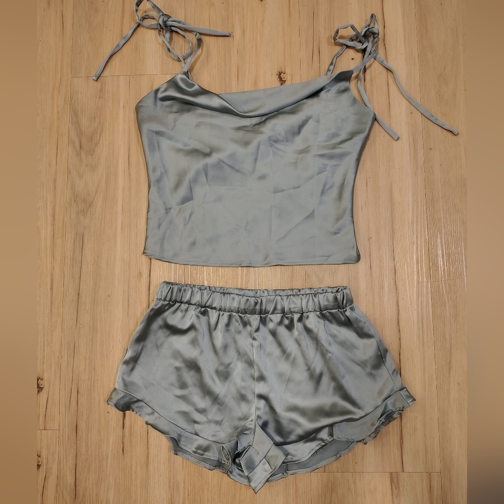 Revelry Dolled Up Satin Set